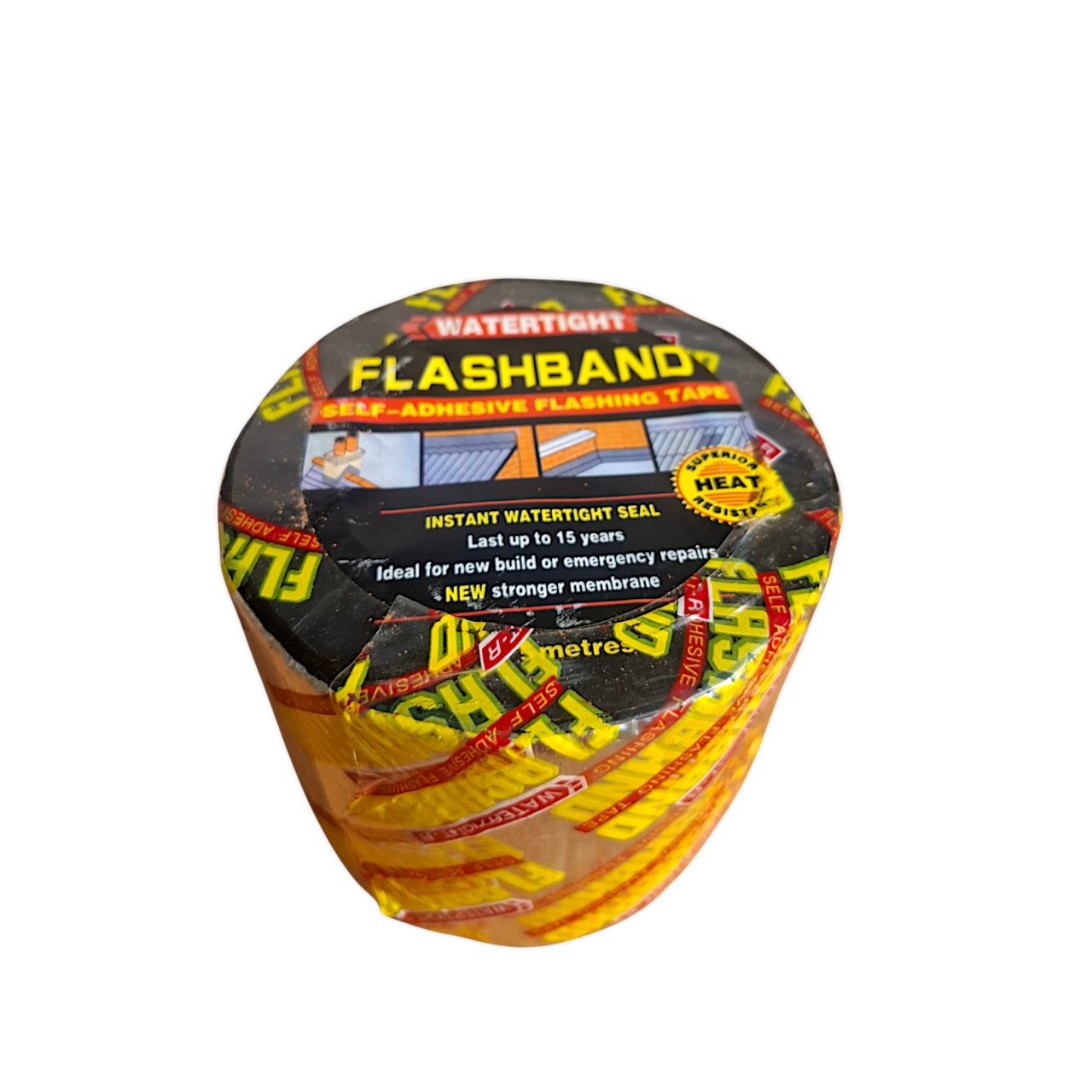 Лента битумная гидроизоляционная для кровли 75 мм×5 м×1,2мм, черная Лента битумная гидроизоляционная для кровли 75 мм×5 м×1,2мм, черная