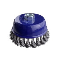 Щетка чашечная для УШМ 65 мм,2,5", витая,"Maximum" MX 17757 Щетка чашечная для УШМ 65 мм,2,5", витая,"Maximum" MX 17757