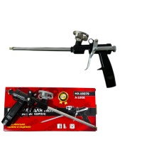 Пистолет для монтажной пены, алюминиевый корпус Foam Gun,чёрный