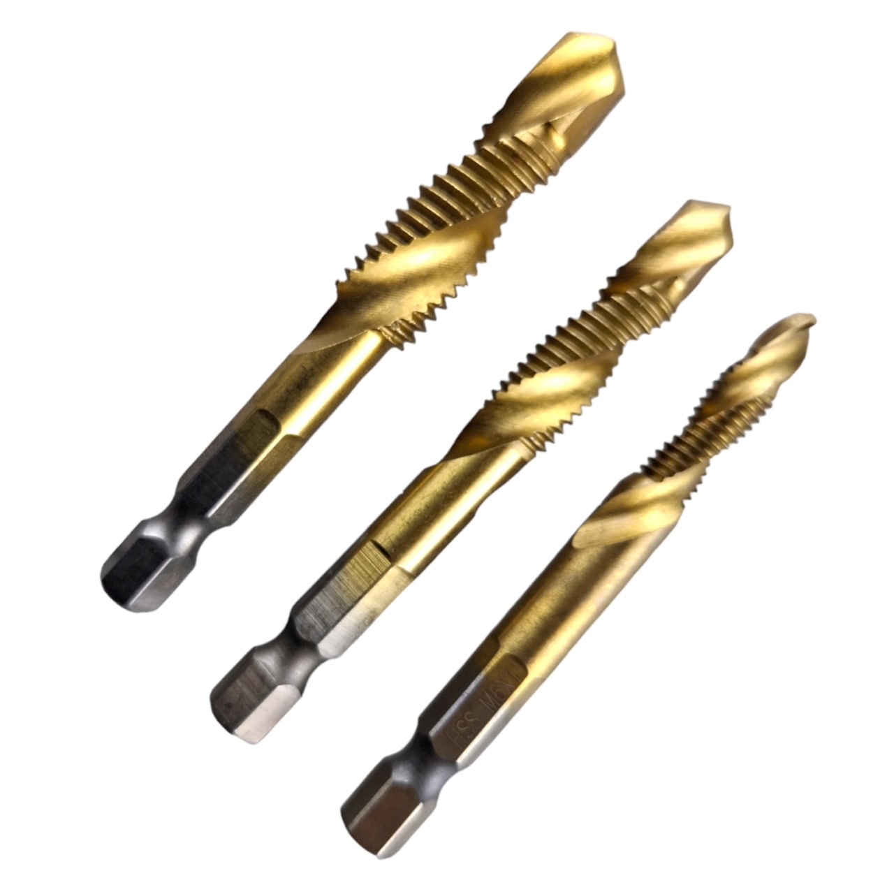 Купить оптом Сверла с метчиком HSS 6 предметов, М 3-М 10, шестигранный хвостовик, "MAXIMUM" MX 15609 Сверла с метчиком HSS 6 предметов, М 3-М 10, шестигранный хвостовик, "MAXIMUM" MX 15609 оптом