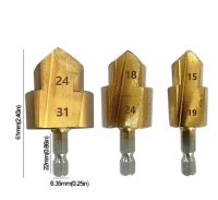 Купить оптом Набор ступенчатых сверл PPR, 15-19мм, 18-24 мм, 24-31мм, "MAXIMUM" MX 16804 Набор ступенчатых сверл PPR, 15-19мм, 18-24 мм, 24-31мм, "MAXIMUM" MX 16804 оптом