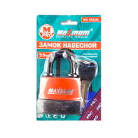 Купить оптом Замок навесной всепогодный 55 мм, автоматическое запирание, "MAXIMUM" MX 06126 Замок навесной всепогодный 55 мм, автоматическое запирание, "MAXIMUM" MX 06126 оптом
