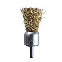 Купить оптом Щетка для дрели  чашечная 25 мм, 1", волнистая, латунированная, "MAXIMUM" MX 17924 Щетка для дрели  чашечная 25 мм, 1", волнистая, латунированная, "MAXIMUM" MX 17924 оптом