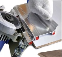 Купить оптом Инструмент для резки фаски на плитке под углом 45 градусов, 250/100 мм, алюминий. инструмент для резки фаски на плитке под углом 45 градусов, 250/100 мм, алюминий. оптом