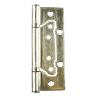 Купить оптом Петля дверная универсальная 125 мм, усиленная, хром Петля дверная универсальная 125 мм, усиленная, хром оптом