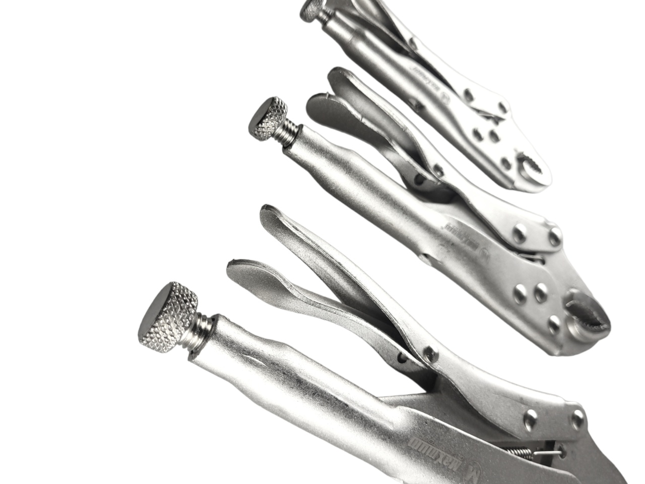 Купить оптом Набор клещей зажимных Cr-V с фиксатором 140/180/250 мм, хромированные, "MAXIMUM"  188 MX 12820 набор клещей зажимных cr-v с фиксатором 140/180/250 мм, хромированные, "maximum"  188 mx 12820 оптом