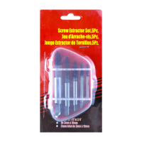 Купить оптом Набор экстракторов болтов HSS, 5 предметов, М3-М18, в пластиковом футляре Набор экстракторов болтов HSS, 5 предметов, М3-М18, в пластиковом футляре оптом