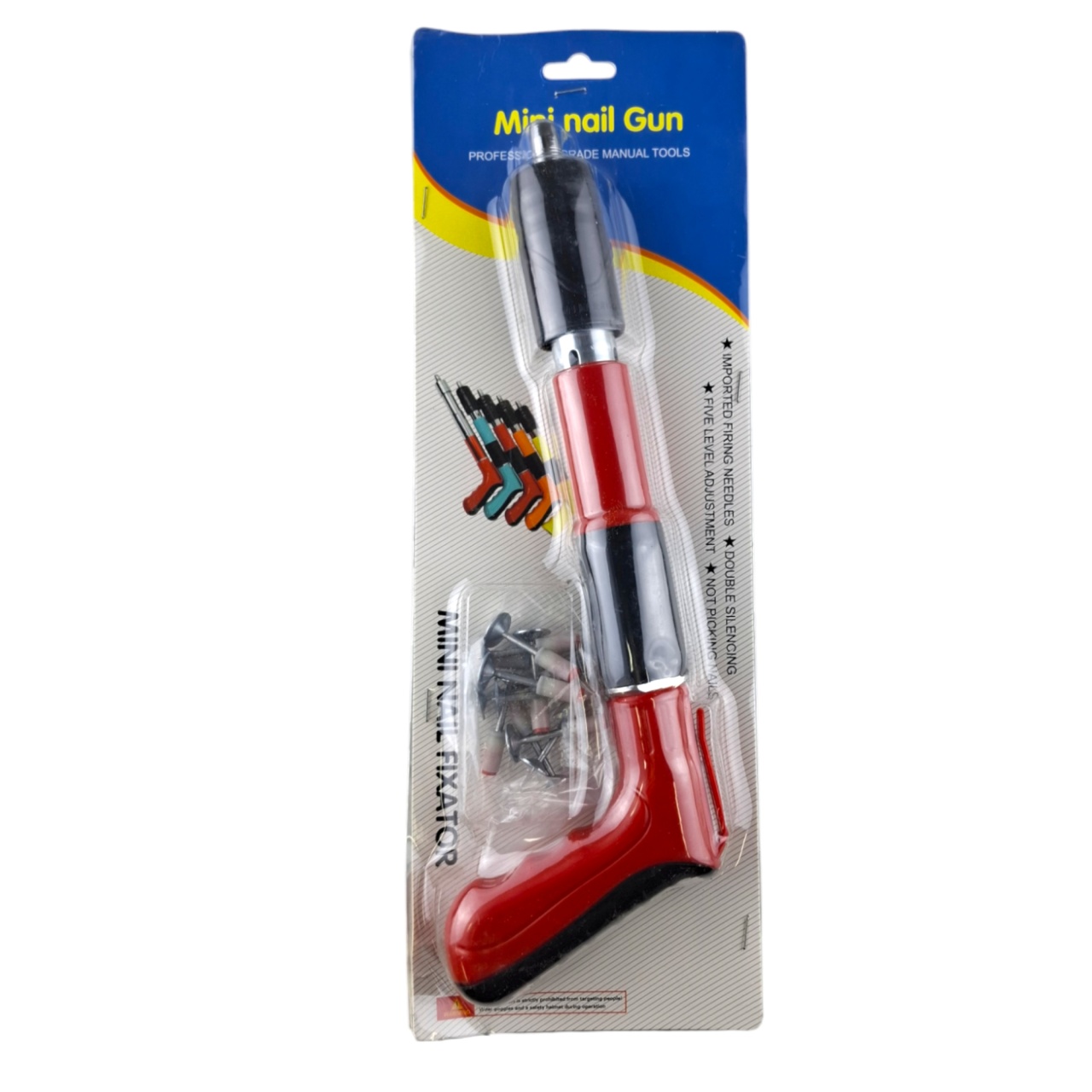 Купить оптом Пороховой монтажный пистолет мини с набором гвоздей, без кейса пороховой монтажный пистолет мини с набором гвоздей, без кейса оптом