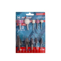 Купить оптом Набор шарошек абразивных "MAXIMUM", 10 предметов (2693) Набор шарошек абразивных "MAXIMUM", 10 предметов (2693) оптом