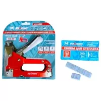 Степлер мебельный 3 в 1, с набором скоб 8 мм 600 шт, "MAXIMUM" MX 11380 Степлер мебельный 3 в 1, с набором скоб 8 мм 600 шт, "MAXIMUM" MX 11380