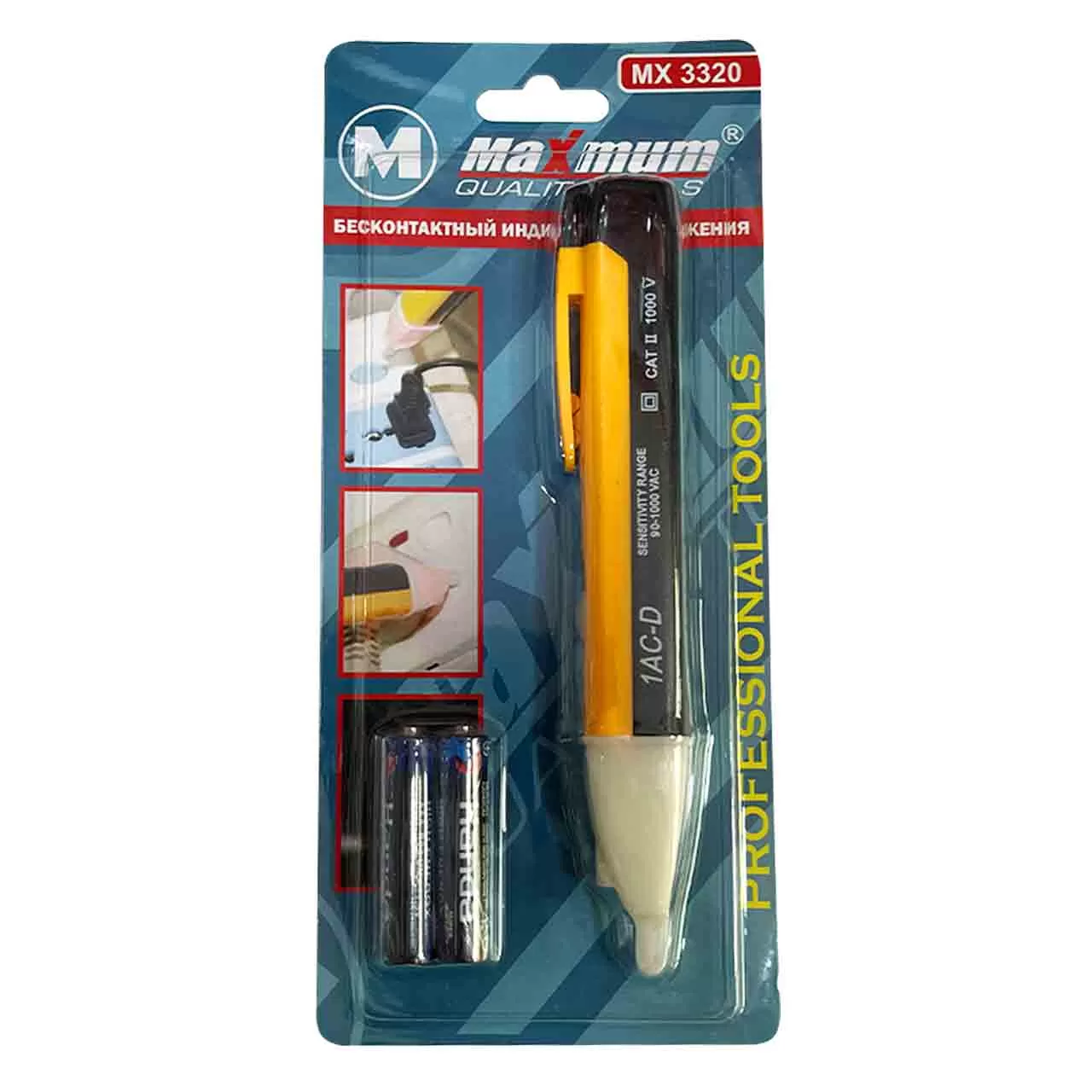 Индикатор напряжения электрический 1 AC-D со светодиодом "Maximum" (2682) Индикатор напряжения электрический 1 AC-D со светодиодом "Maximum" (2682)