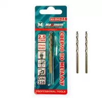Сверло по металлу 2,5 мм, "MAXIMUM", МХ 6542 Сверло по металлу 2,5 мм, "MAXIMUM", МХ 6542