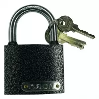 Замок навесной 63 мм, "DRON", серебро Замок навесной 63 мм, "DRON", серебро