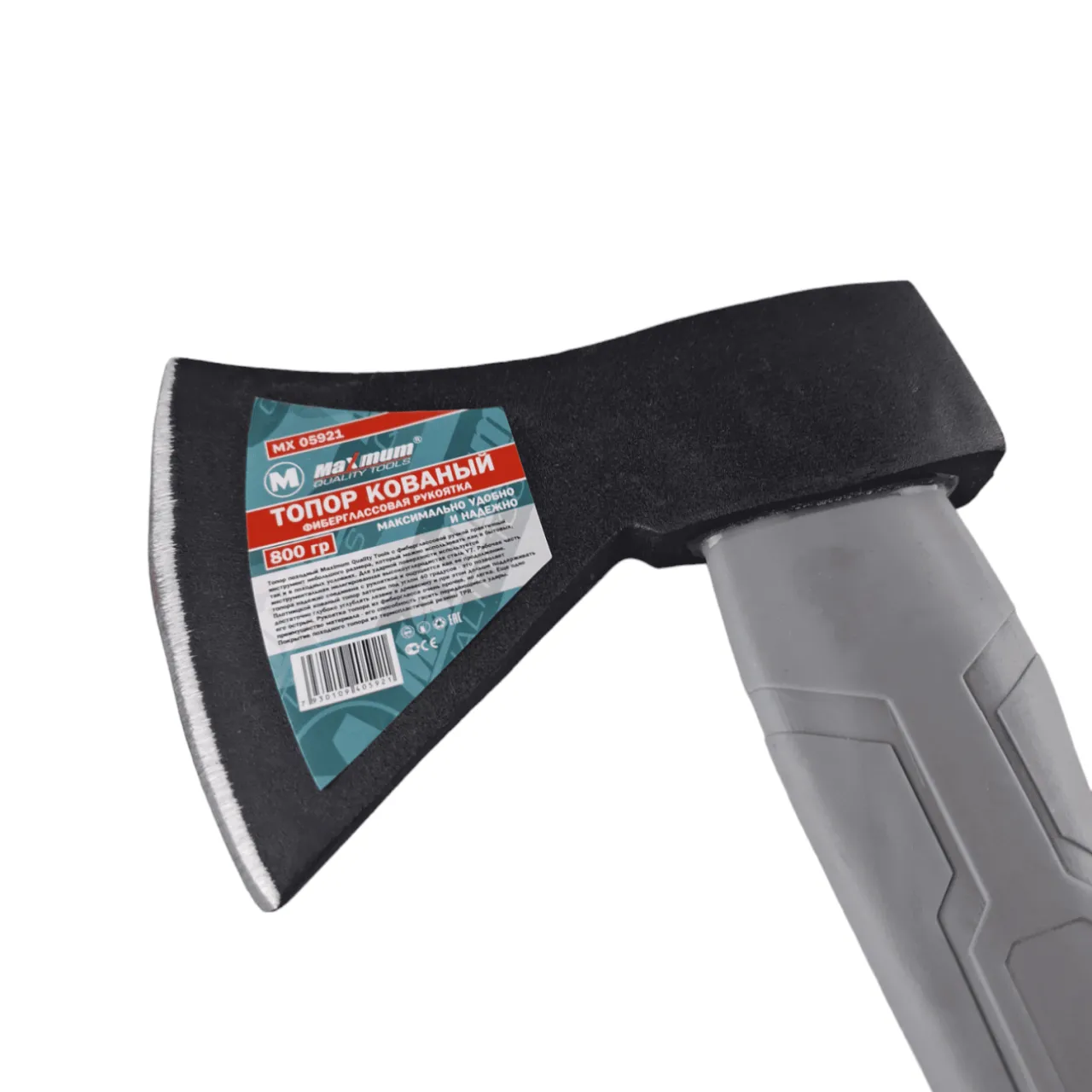 топор кованый 800 гр., фиберглассовая рукоятка, «maximum» (2558) оптом